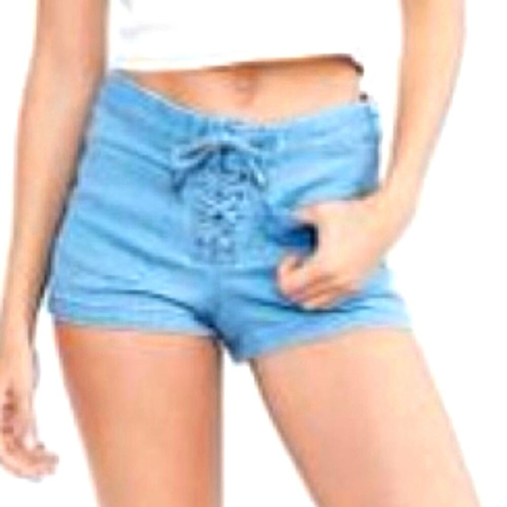 Urban Outfitters BDG Mia Lace Front Shorts, 28